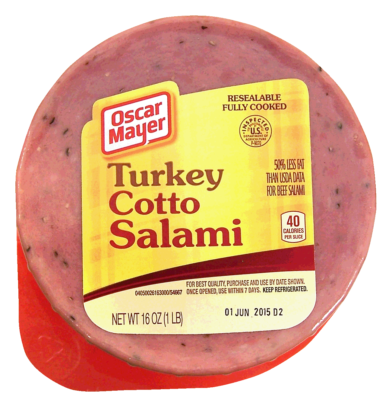 Oscar Mayer  Turkey Cotto Salami 50% Less Fat Full-Size Picture